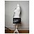 Vintage Givenchy Tasche aus schwarzem Leder mit Schlangenprägung - Ansicht 6