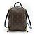 Louis Vuitton Mini Palm Springs Monogram Marrone - vista 2