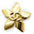 Chanel Spilla Fiore Logo CC GP D'oro