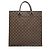 Louis Vuitton Borsa Piatta Damier Ebene Marrone - vista 2