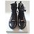 Dior High-Top Sneaker aus schwarzem Lackleder - Ansicht 2