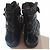 Dior High-Top Sneaker aus schwarzem Lackleder - Ansicht 3
