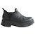 The row Mocassini in pelle nera Nero
