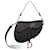 DIOR Saddle Bag in Black Leather - 102988