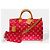 Borsa LOUIS VUITTON Speedy in Pelle Rossa - 103016 Rosso - vista 2