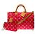 Borsa LOUIS VUITTON Speedy in Pelle Rossa - 103016 Rosso - vista 3