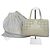 Chloé Vintage Chloe Lederhandtasche grau und weiß