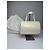 Chloé Vintage Chloe Lederhandtasche grau und weiß - Ansicht 2