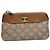Triomphe Céline Vintage Celine Paris Leder Monogramm Tasche Beige Braun