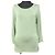 Max Mara Rayon Stricktop Grün Hellgrün
