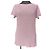Max Mara Stricktop mit Leinenoptik Pink