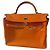 Borsa a mano Hermès Birkin 35 Arancione in pelle