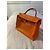 Borsa a mano Hermès Birkin 35 Arancione in pelle - vista 11
