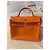 Borsa a mano Hermès Birkin 35 Arancione in pelle - vista 9