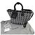 Borsa Bistro Basket Balenciaga, XS Marrone Nero Bianco - vista 2