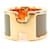 Hermès Olympe GM Etoupe Roségold Ring Golden Taupe  - Ansicht 1