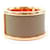 Hermès Olympe GM Etoupe Roségold Ring Golden Taupe  - Ansicht 3