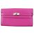 Hermès Hermes Kelly Geldbörse in Rosaviolett Lila