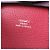 Monedero Bastia de Hermès en Cassis Rouge Garance Roja Morado oscuro - vista 8