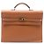 Hermès Kelly Depeches 38 aus braunem Epsom Karamell