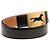 Cinturón de piel de ternera negra Hermès con hebilla de caballo. Negro - vista 3