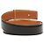 Cinturón de piel de ternera negra Hermès con hebilla de caballo. Negro - vista 4