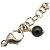 Bracciale in perle finte e strass CC placcato oro Chanel - vista 9