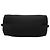 Pochette in tela nera Canapa con logo Prada Nero - vista 3