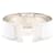 Pulsera PM Hermès Clic Clac H de esmalte blanco ancho  - vista 1