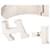Pulsera PM Hermès Clic Clac H de esmalte blanco ancho  - vista 4
