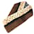 Sciarpa Echarpe Monogramma Louis Vuitton Marrone Nero  - vista 2