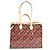 Bolso de Hombro Louis Vuitton Monogram On the Go GM Castaño Roja Monograma