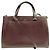 BOLSO LANCEL LISON A07894 DE CUERO GRANEADO BURDEOS CON BANDOLERA