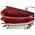 BOLSO LANCEL LISON A07894 DE CUERO GRANEADO BURDEOS CON BANDOLERA - vista 6