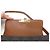Triomphe Céline NUOVA BORSA A MANO CELINE CLAUDE TRIONFO CANVAS 194142CUZ Marrone - vista 8