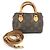 Borsa Mini Speedy Monogramma Louis Vuitton Marrone