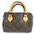Borsa Mini Speedy Monogramma Louis Vuitton Marrone - vista 2