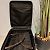 Valigia Trolley Prada in Pelle Saffiano Nera Marrone - vista 9