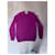 Eric Bompard Kaschmirpullover, zweifädig, V-Ausschnitt Größe 38 Bordeaux  - Ansicht 3