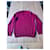 Eric Bompard Kaschmirpullover, zweifädig, V-Ausschnitt Größe 38 Bordeaux  - Ansicht 4