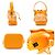 Mini borsa Mon Tresor di Fendi Arancione - vista 2