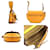 Borsa a Spalla Loewe Gate Dual Mini Arancione - vista 2