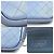 Borsa a spalla in pelle blu metallico Chanel - vista 4