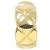 Orecchino a clip in oro giallo 18K Chanel Coco Crush - vista 2