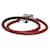 Bracelet Hermès en Cuir Marron et Métal Argenté  - vue 3