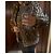 Autre Marque Jaqueta Biker de Pele Marrom Bege - vista 13