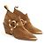 Zadig & Voltaire Botas western de ante camel Camello - vista 3
