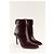 Alexander Wang Botas de Cuero Burdeos - vista 3
