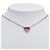 Collana Cuore Strass Louis Vuitton Rosa Rosso D'oro - vista 8