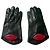 MAISON FABRE Glamouröse schwarze Lederhandschuhe 7,5 NEU